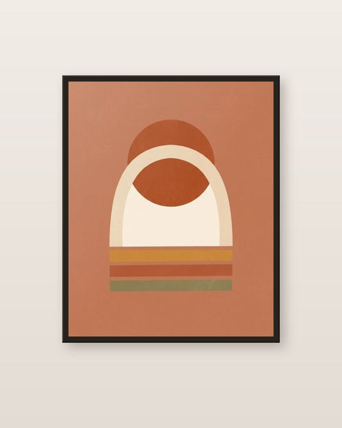 Arche — affiche abstrait Lullae