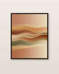 Dunes — affiche abstrait Lullae