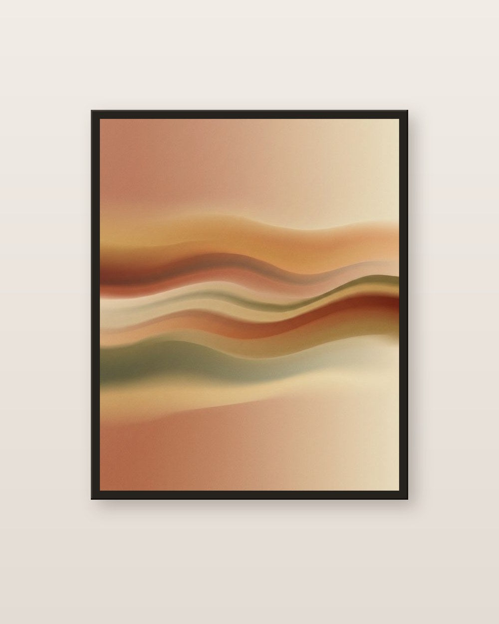 Dunes — affiche abstrait Lullae