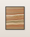 Strates — affiche abstrait Lullae