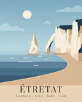 Affiche illustrée