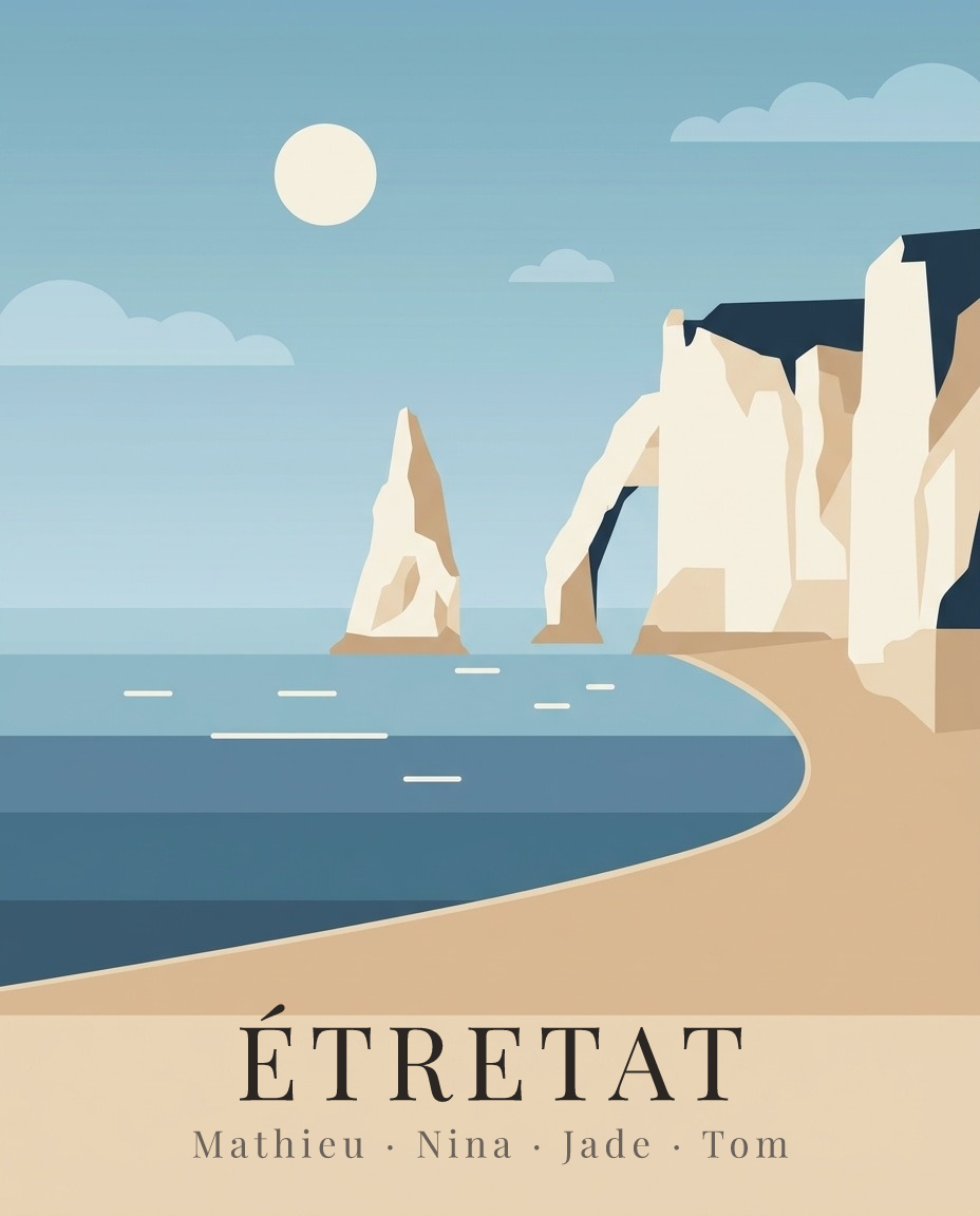 Affiche illustrée