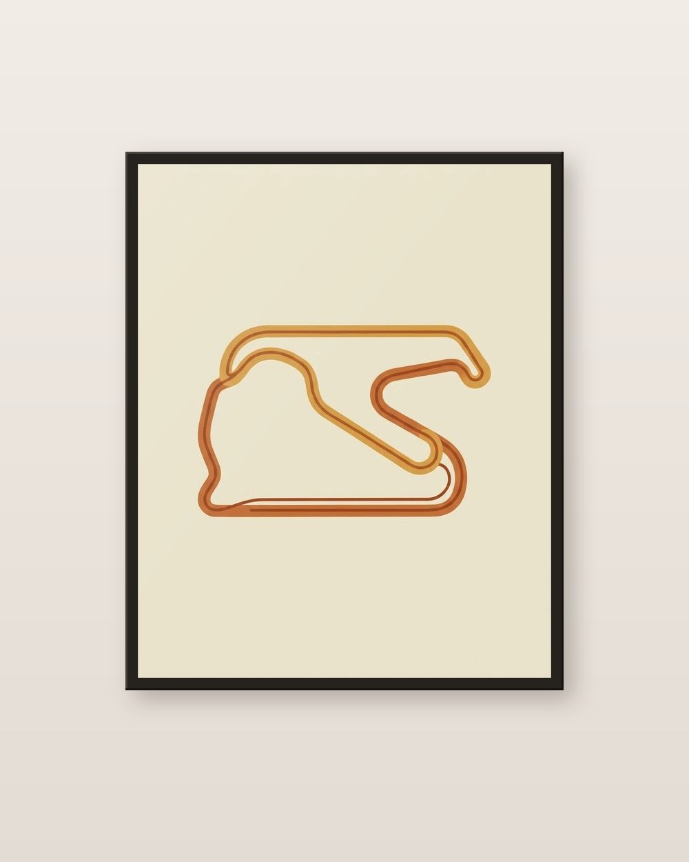 Circuit — affiche sport auto Lullae