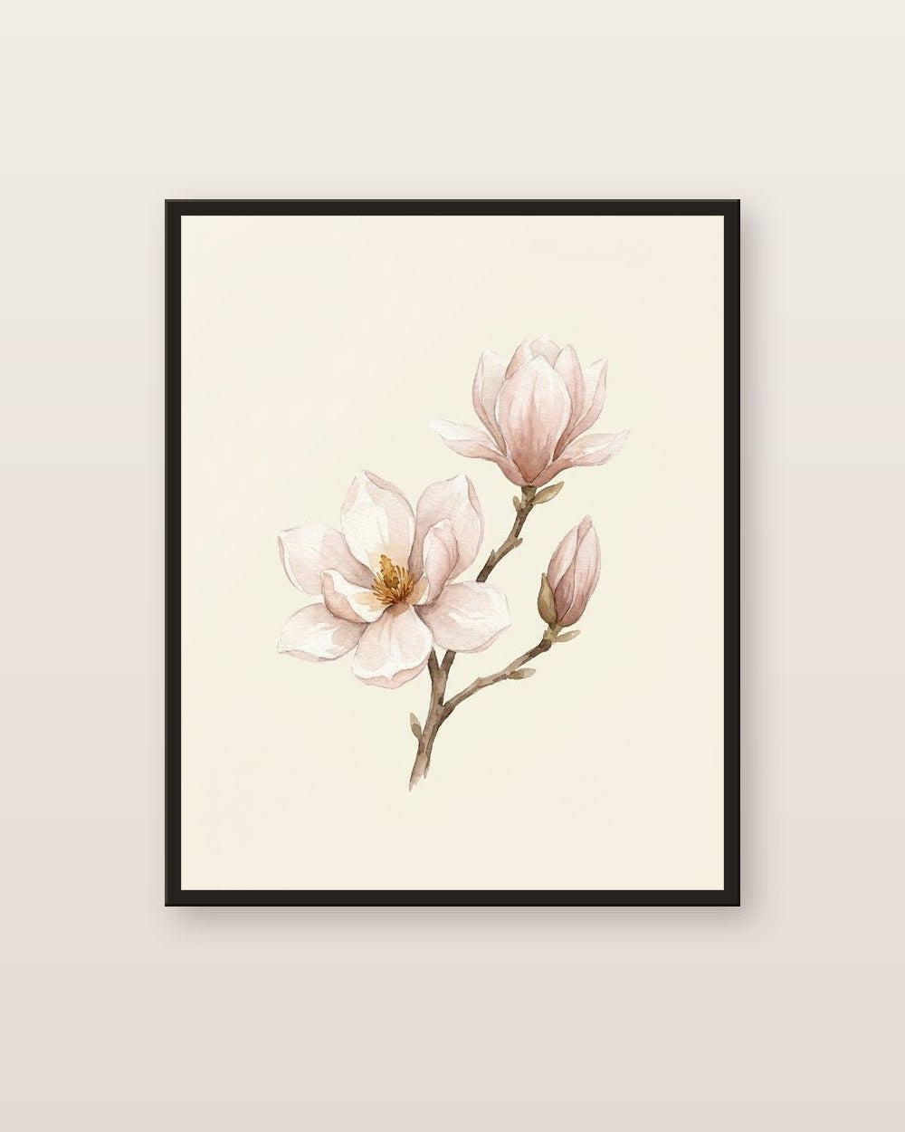 Magnolia — affiche botanique Lullae