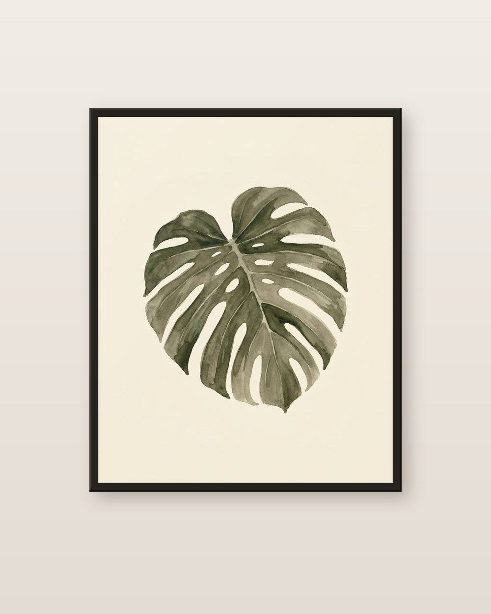 Monstera — affiche botanique Lullae
