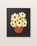 Bouquet naïf — affiche botanique Lullae
