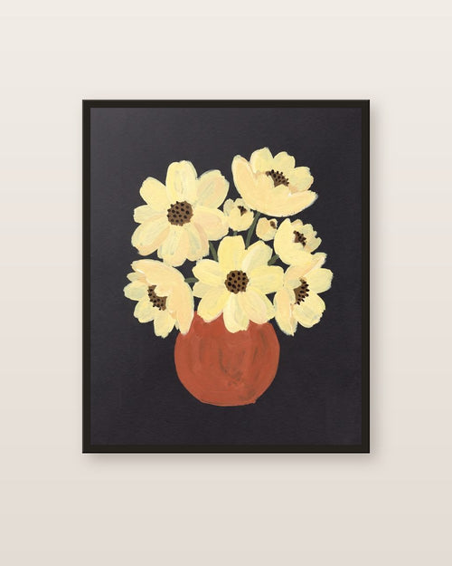 Bouquet naïf — affiche botanique Lullae