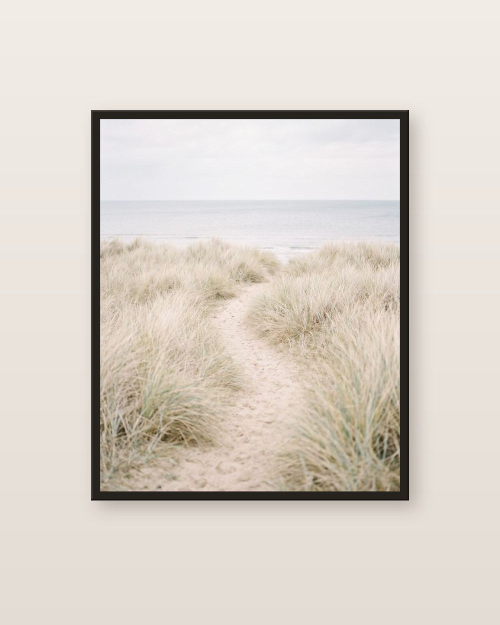 Le chemin des dunes — affiche paysage Lullae