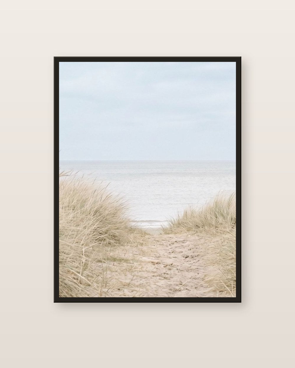 Les dunes · panneau central — affiche paysage Lullae