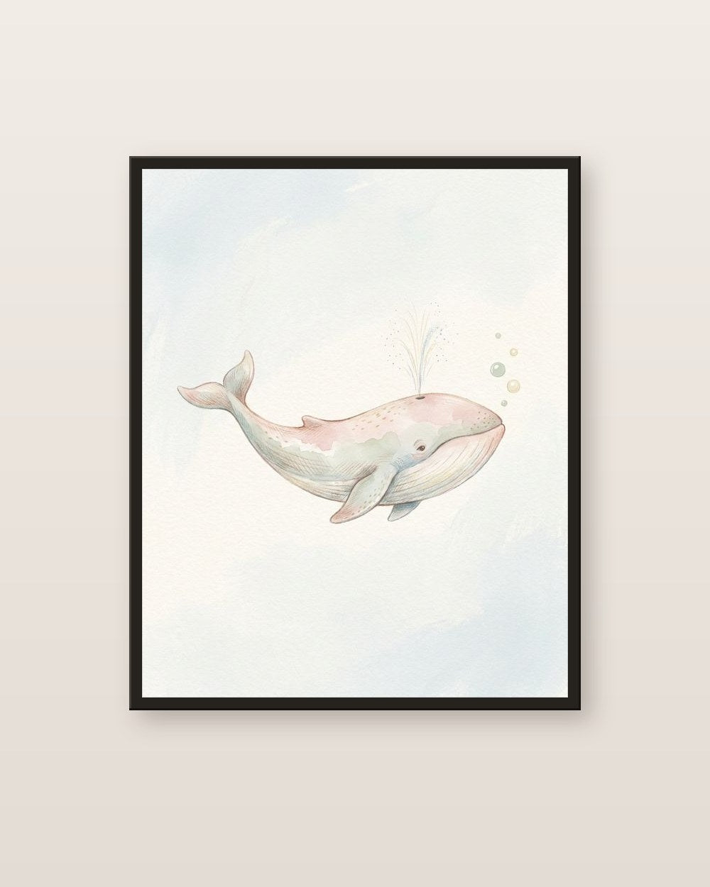 La baleine — affiche enfance Lullae