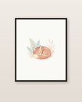 Le petit renard — affiche enfance Lullae