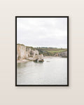 Les falaises · panneau centre — affiche paysage Lullae