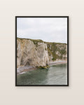 Les falaises · panneau gauche — affiche paysage Lullae