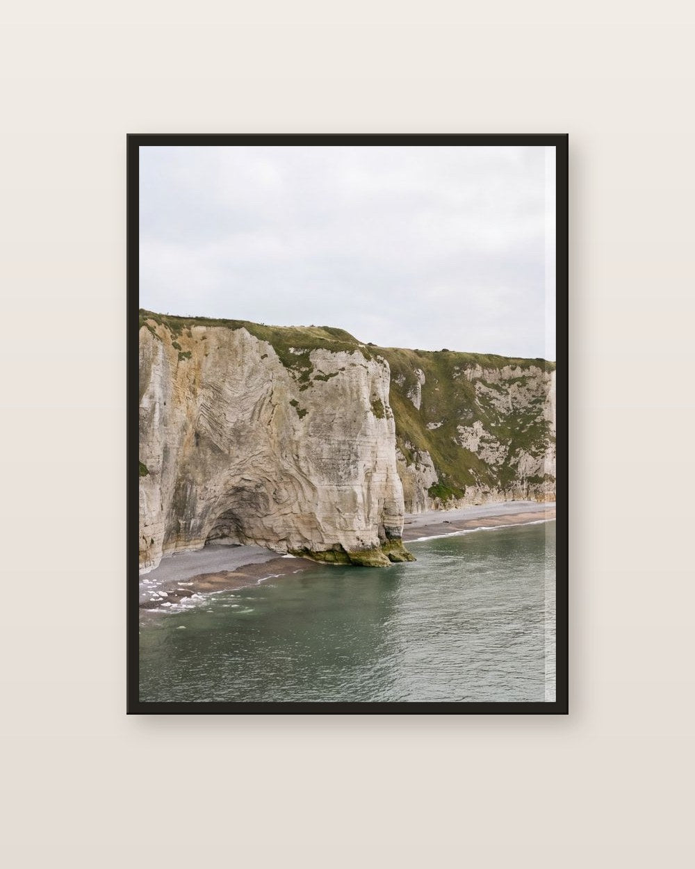 Les falaises · panneau gauche — affiche paysage Lullae