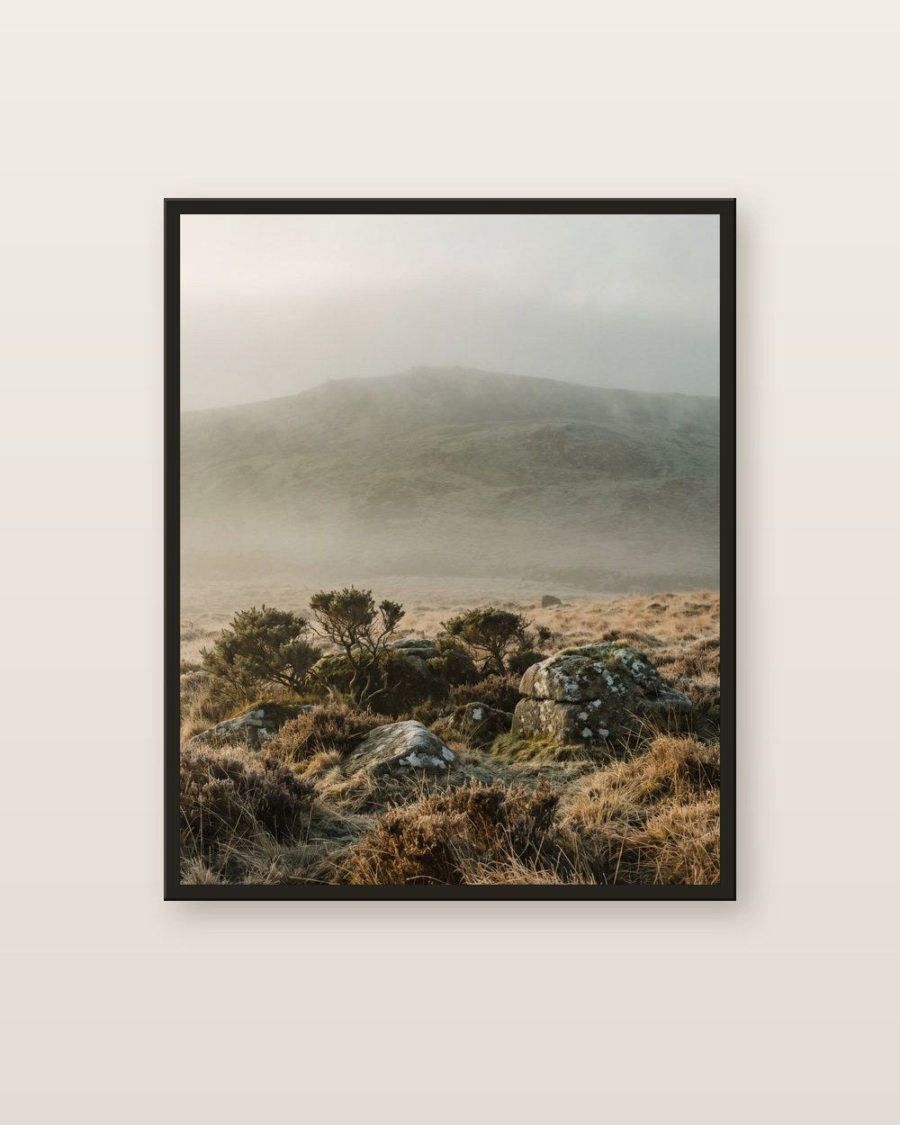 La lande dorée — affiche paysage Lullae
