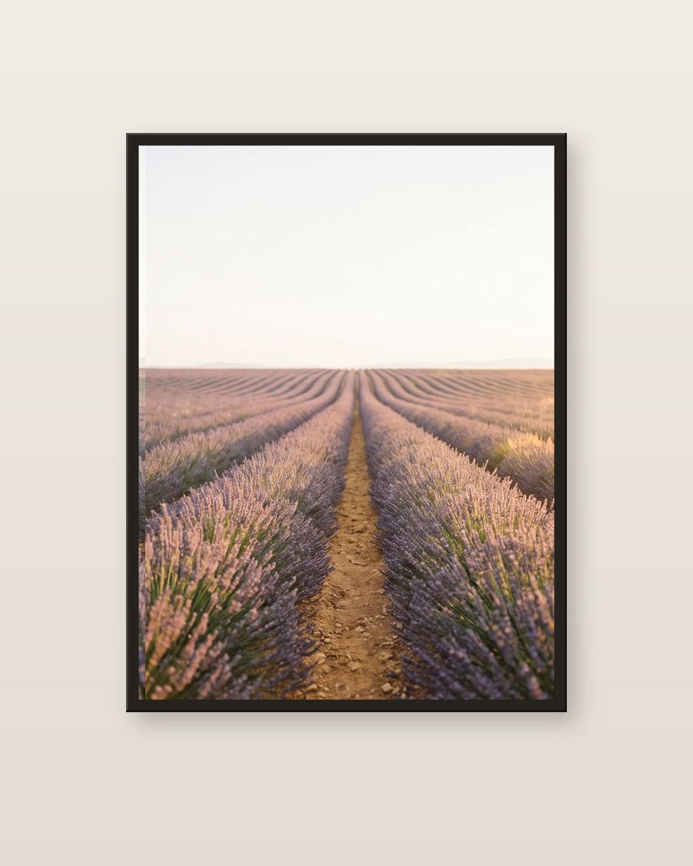 Le champ de lavande · panneau droite — affiche paysage Lullae