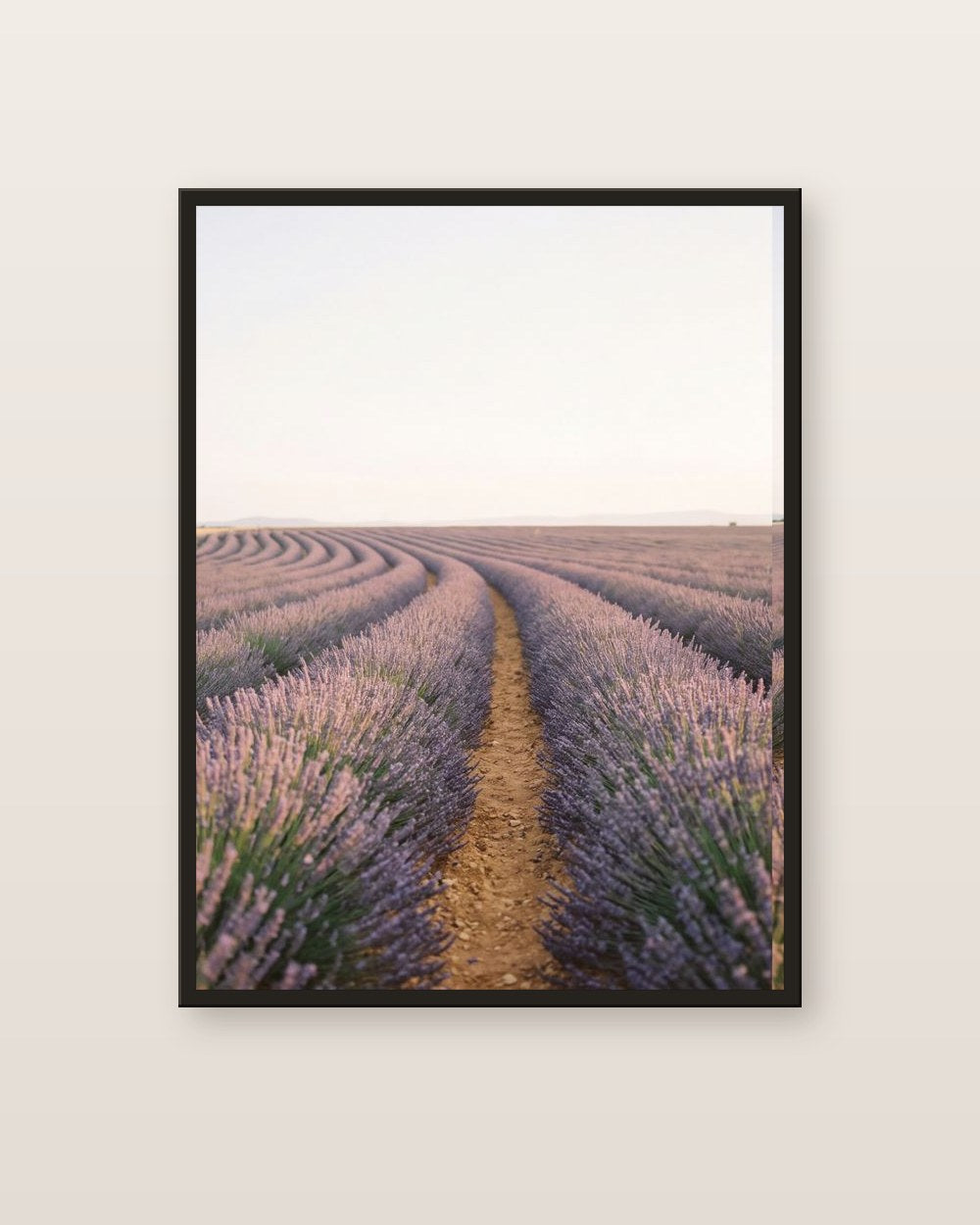 Le champ de lavande · panneau gauche — affiche paysage Lullae