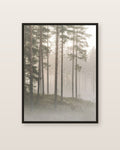 Le sous-bois · panneau gauche — affiche paysage Lullae