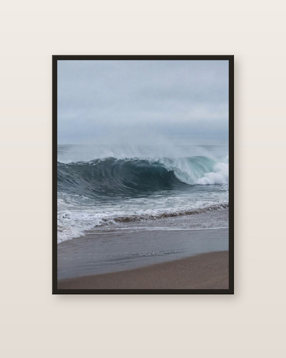La vague · panneau centre — affiche paysage Lullae