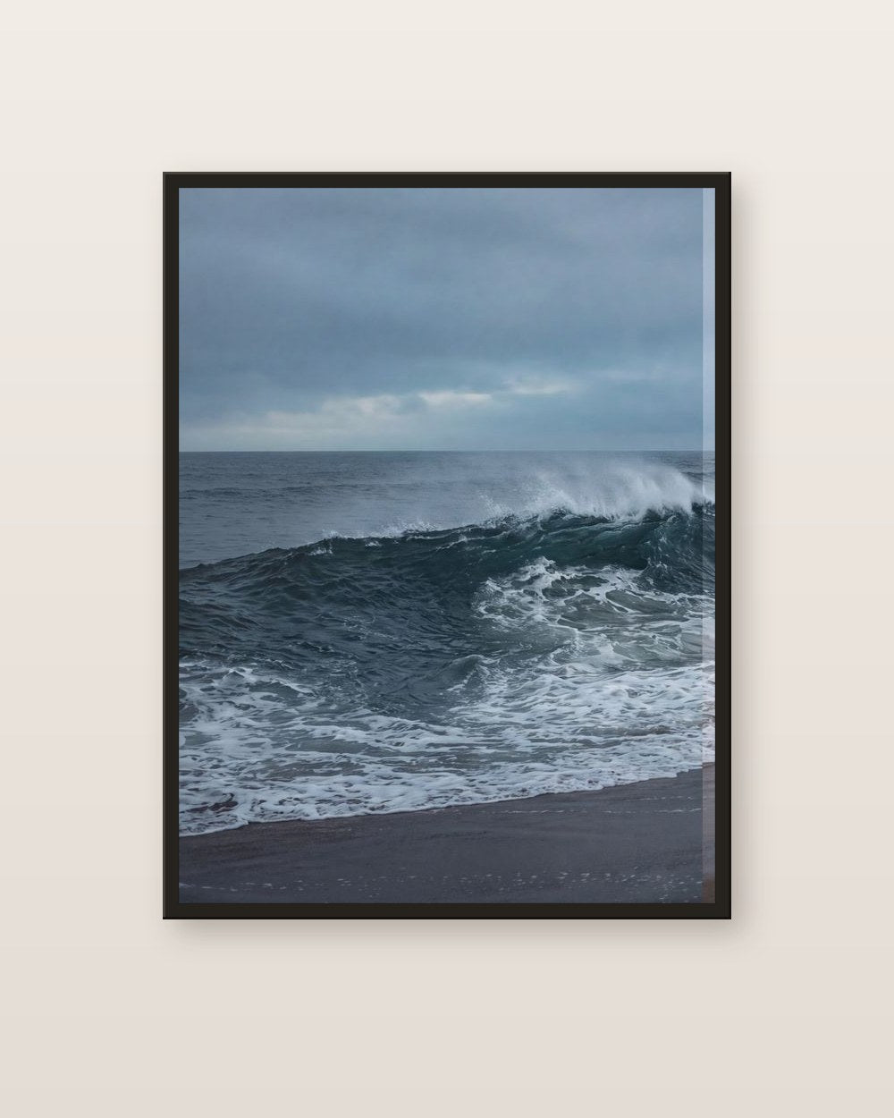 La vague · panneau gauche — affiche paysage Lullae