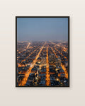 La ville vue du ciel · panneau droite — affiche paysage Lullae